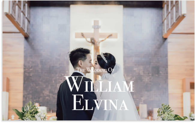 The Wedding Of William & Elvina